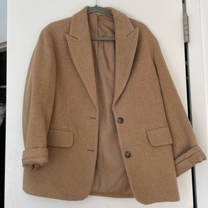 &OTHER STORIES BROWN BLAZER